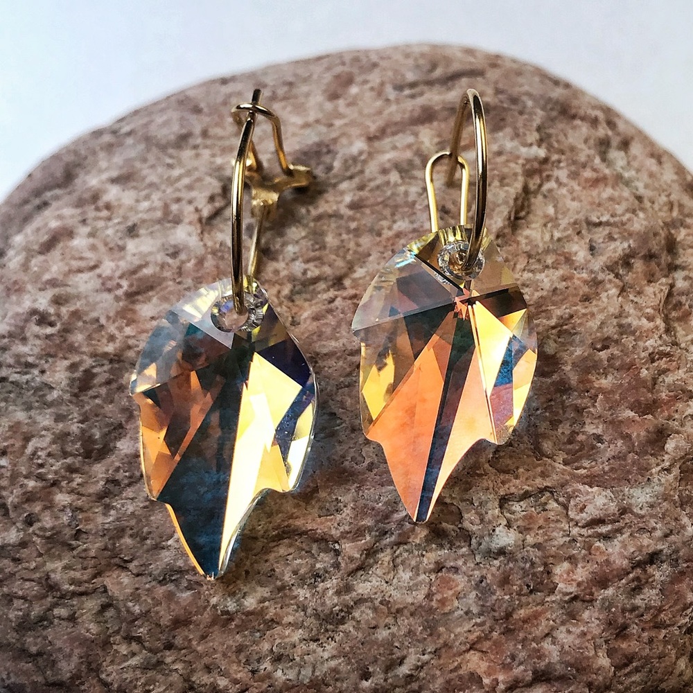 Crystal Leaf Swarovski